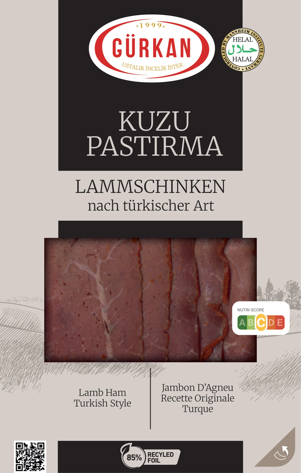 Kuzu Pastırma ambalajı, Illustrator uyarlaması